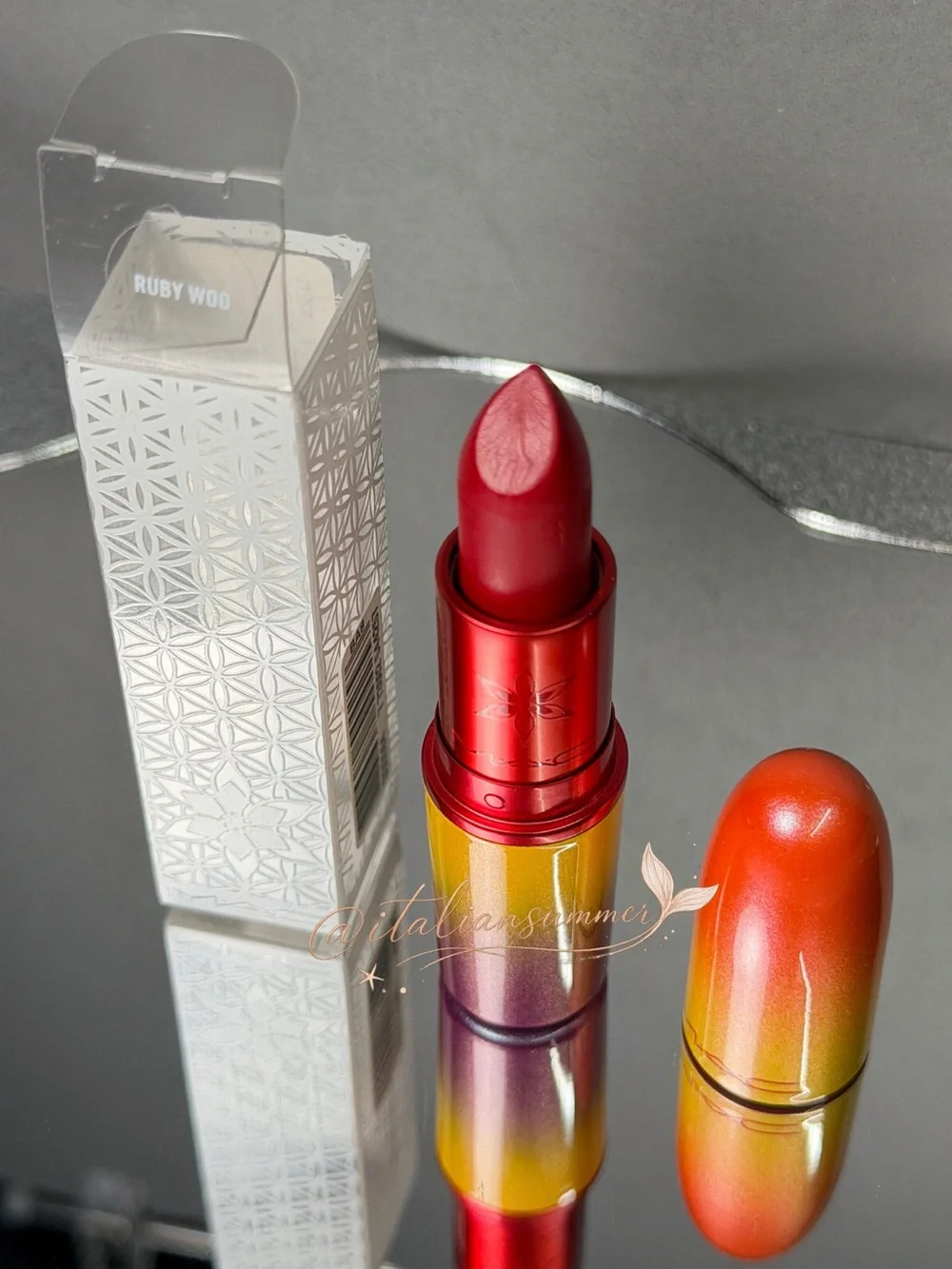 MAC Honor of Kings Limited Edition Lipstick Ruby Woo New In Box